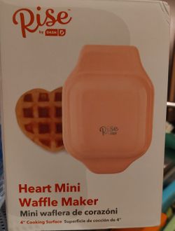 Rise Heart Mini Waffle Maker