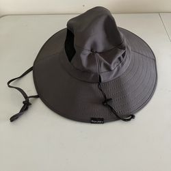 Safari Grey Sun Protection Water Proof Bucket Hat Cap Gray 
