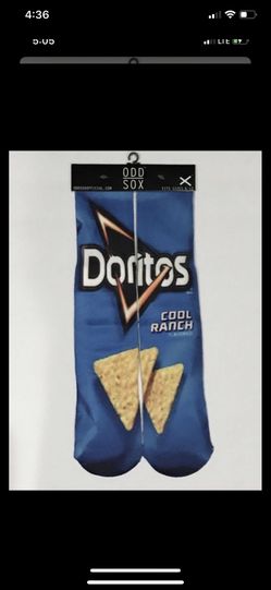 Blue Doritos socks