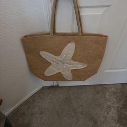 New STARFISH  Beach Bag Grogery Large