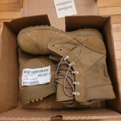 Army Combat Boots, HW, Size Men's 8W