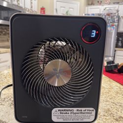 BTU Metal Fan Forced Air Heater Electric Furnace with Remote,