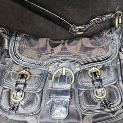 Coach Legacy Black Garcia Shoulder Bag