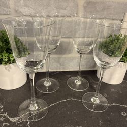 Set Of 4 Vintage Wine Glasses - Party Glassware - Simi Valley 