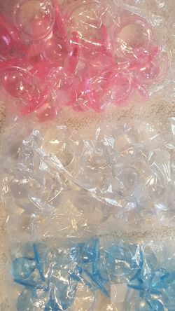 Baby shower pacifiers
