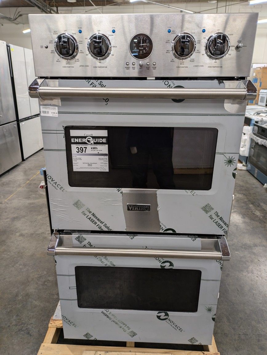 Viking 5 Series VDOE527SS
27 Inch Double Wall Oven with 8.4 cu. ft. Capacity
