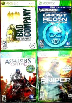 Six Great XBox 360 Action Video Games