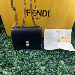 Fendi Kan I Bag Small Handbag With Tags & Dustbag