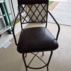 4  SWIVEL BAR STOOLS