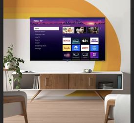 Roku Hiro TV 55" 4K HDR10 Smart TV Flat Screen LED TV & Dolby Audio Streaming, with Wi-Fi & Bluetooth, 3X HDMI Ports, Supports Apple Airplay - H55C4C4