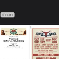 Country Thunder Weekend GA