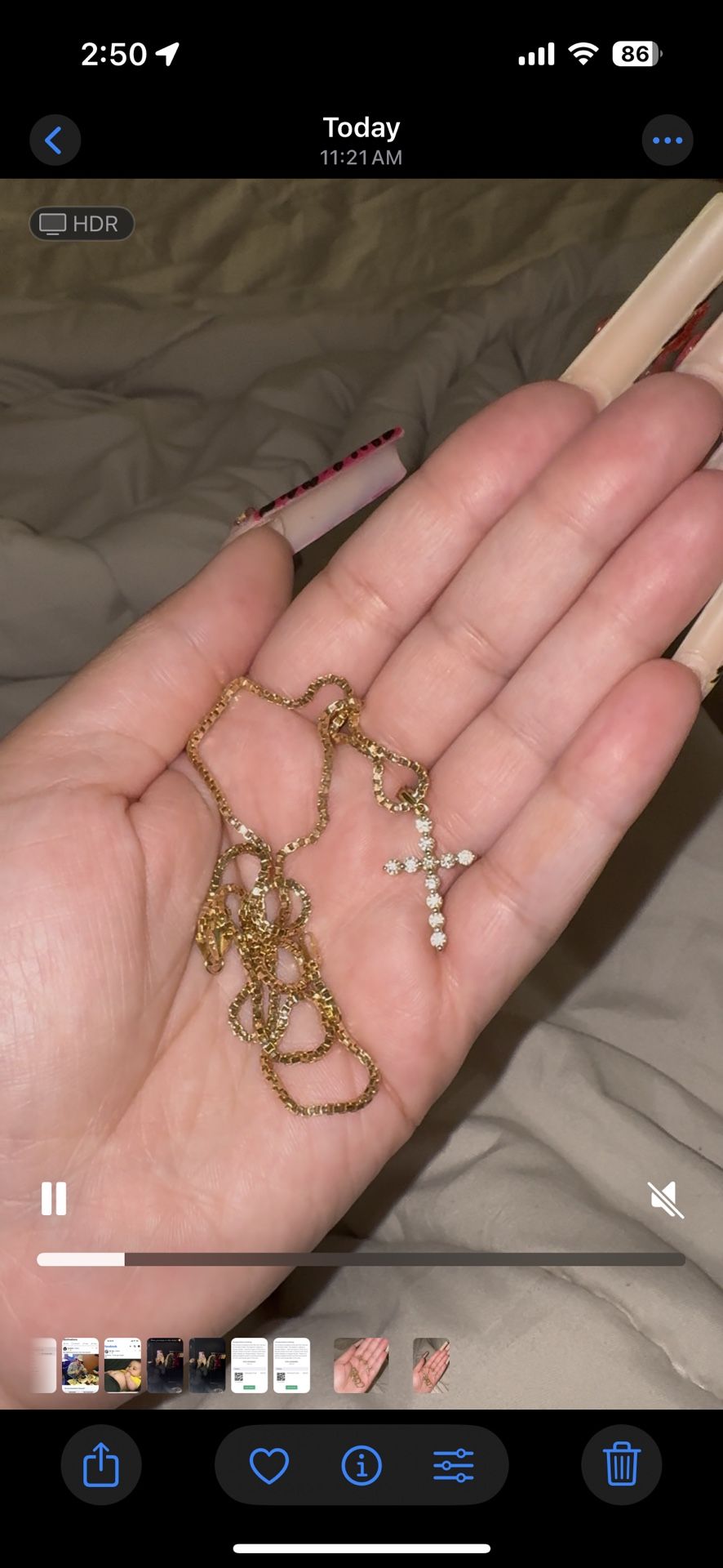 Diamond Cross necklace
