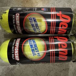 17 tennis balls, 6 brand new with 11 used 