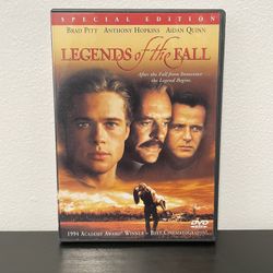 Legends of the Fall DVD Movie Special Edition Brad Pitt Anthony Hopkins 1994