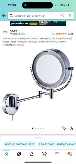 Wall Mount LED Mirror 