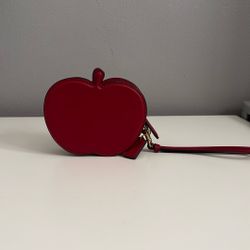 Coach Red Apple Wristlet