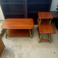 Repurposed Vintage Coffee Table,End Table