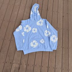 Light Blue Denim Tears Hoodie 