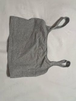 Gray Small Cropped Tank Top Forever 21