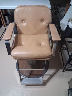 Tan Barber Chair