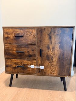 Move out sale - Storage Cabinet with 3 Drawers & Adjustable Shelf