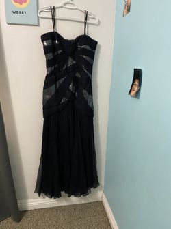Navy blue dress