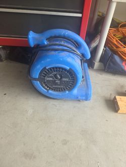 Fan and power station
