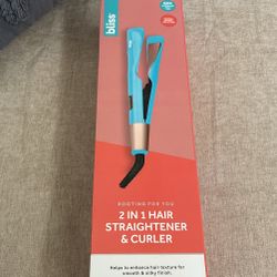 2 In 1 Straightener & Curler