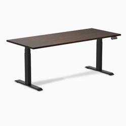 Free delivery: Red Walnut Rubberwood Sit Stand Desk 72×30
