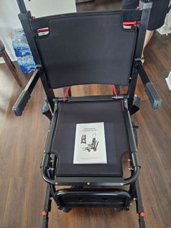 Stairs  wheel chair for assist going dowm Stairs..my client purchased and patient changed mind new...never use but 1 time