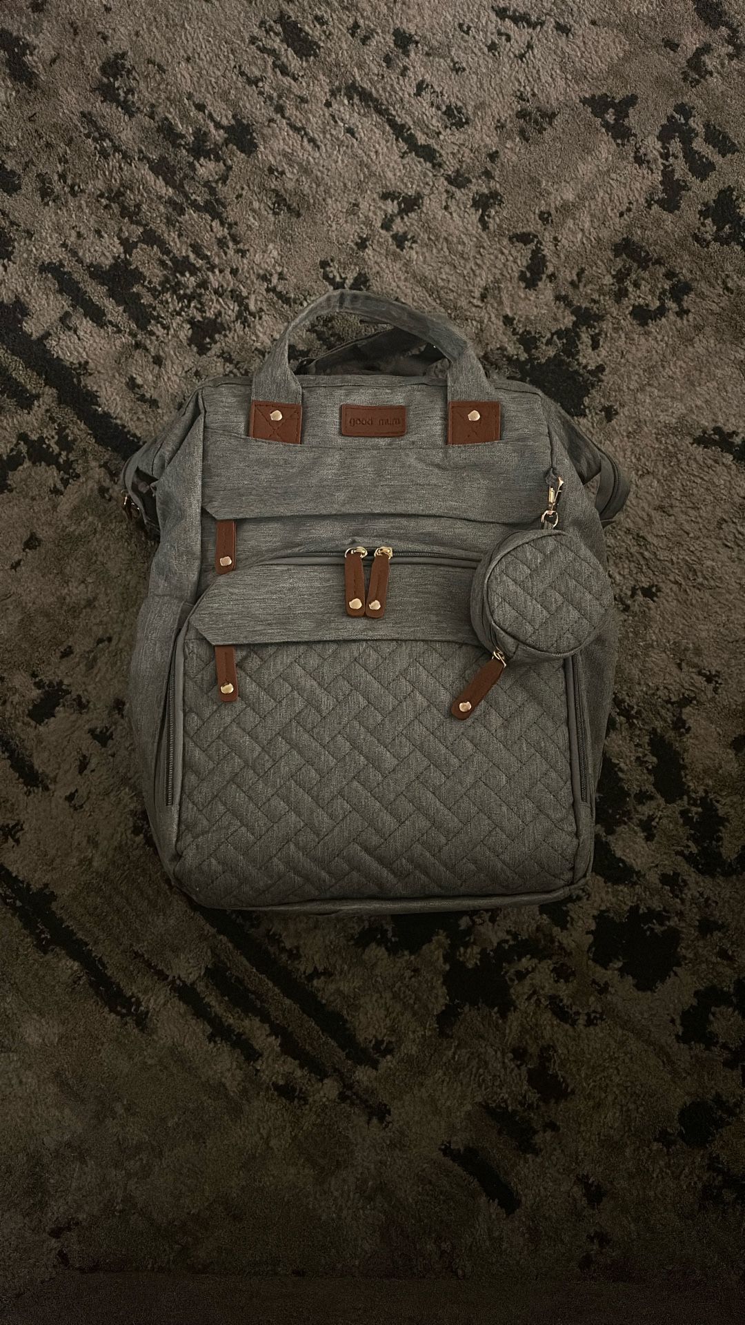 Good Mum Diaper Bag With Changing Table