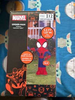 MARVEL SPIDER-MAN Airblown Halloween Lights