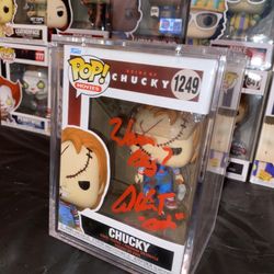 Signed Chucky Funko Pop (Alex Vincent)