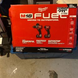Milwaukee Impact Drill Set
