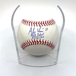Alex Vesia Signed Baseball MLB Debut 07/25/20