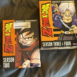 Dragonball Z Seasons 2, 3&4 DVDs 