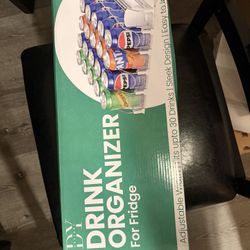 DEVIORY Drink organizer For Fridge| Soda Can Dispenser| Holds 30 Drinks 