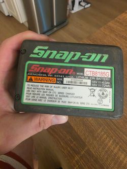 Snap on half inch impact with charger