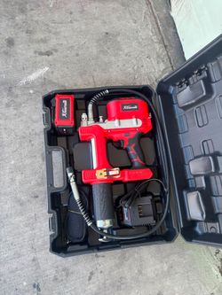 Xtremepower Heavy Duty Lightweight Cordless Grease Gun, 20V Max, Lithium-Ion Battery
