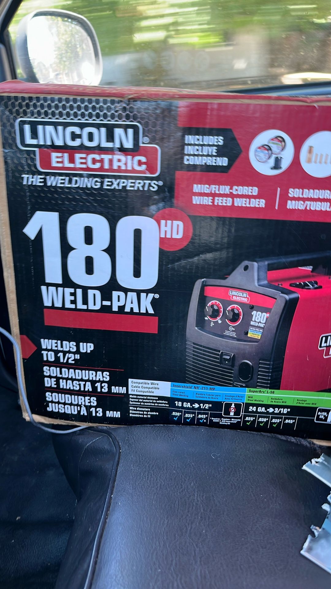 New Lincoln Electric 180 Hd Welder Oak