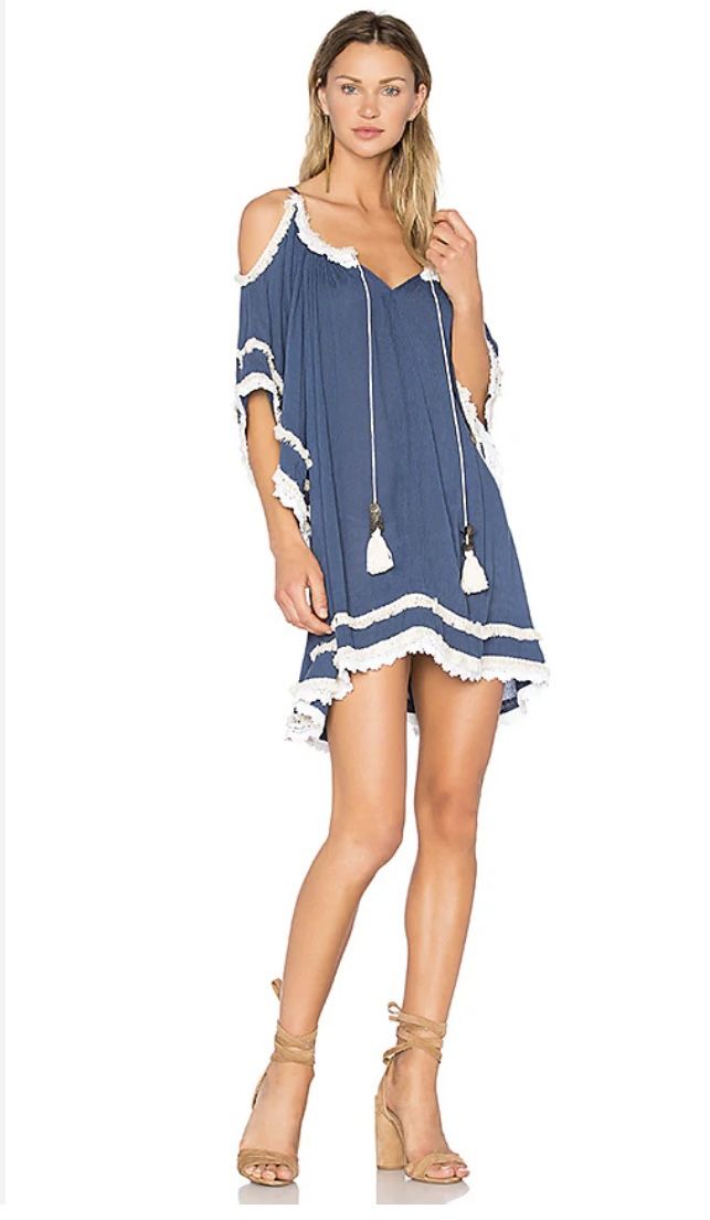 Brand New Woman’s Raga brand Navy Blue Desert Sand Tunic Dress Up For Sale 