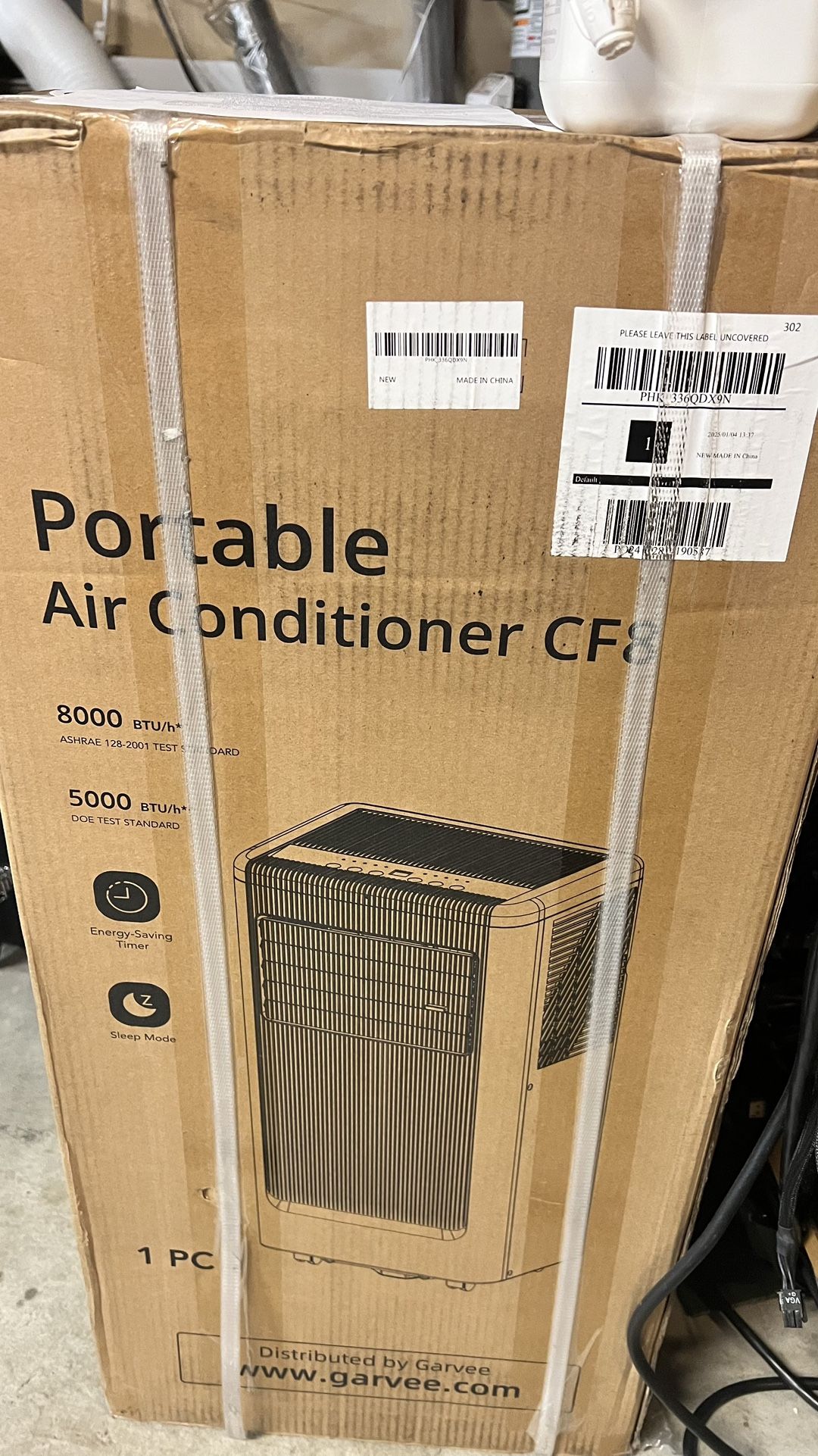 Brand New Portable Air Conditioner AC 8000 BTUs