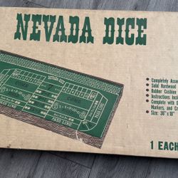 VINTAGE 1960S Craps table 