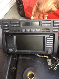 201 bmw 740i radio and cd and fan control unite