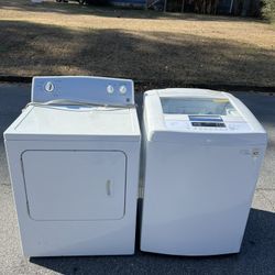Electric LG Washer and Kenmore Dryer Set 