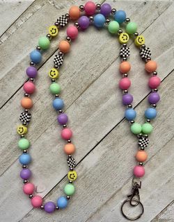 Beaded lanyard
