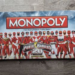 Power Rangers 20th Anniversary Edition Monopoly Set $200 OBO