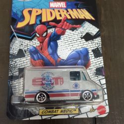  HOT WHEELS SILVER SERIES MARVEL SPIDER-MAN COMBAT MEDIC 5/5 🆕