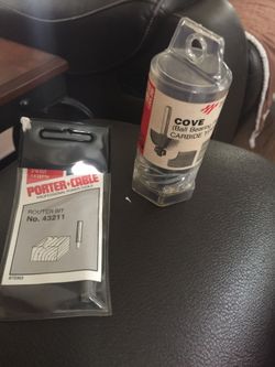 Porter cable router bits 14 Each or both for 20