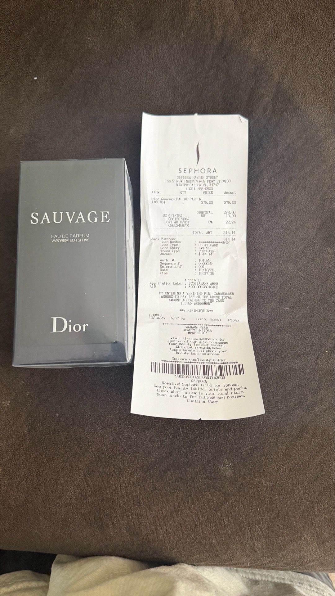 Dior sauvage
